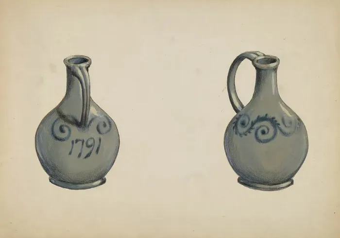 Framed Print : Vinegar Jug, c. 1936. Creator: Carl Weiss Framed Print : Vinegar Jug, c. 1936. Creator: Carl Weiss