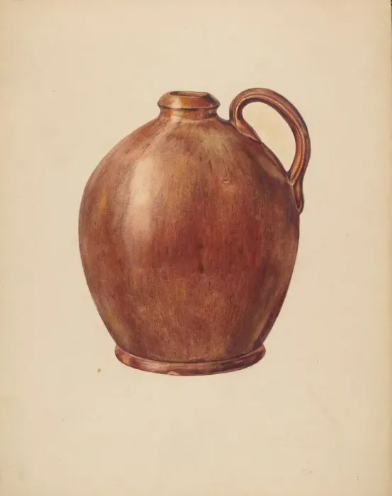 Framed Print : Vinegar Jug, c. 1939. Creator: Francis Law Durand Framed Print : Vinegar Jug, c. 1939. Creator: Francis Law Durand