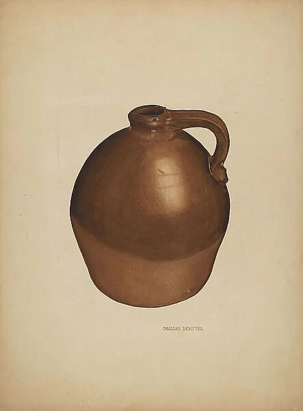 Vinegar Jug, c. 1940. Creator: Charles Kempter