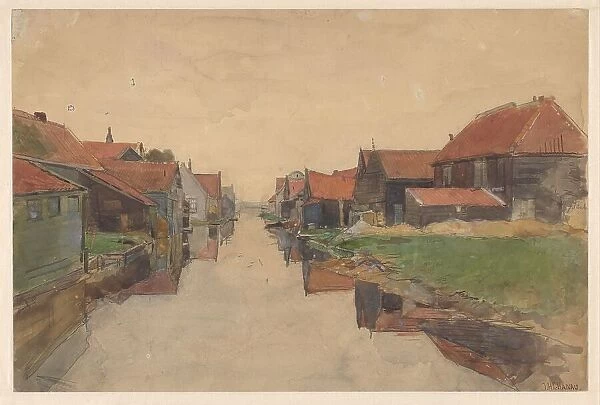 Vinkenbuurt in Amsterdam, 1886. Creator: Jan Hanau