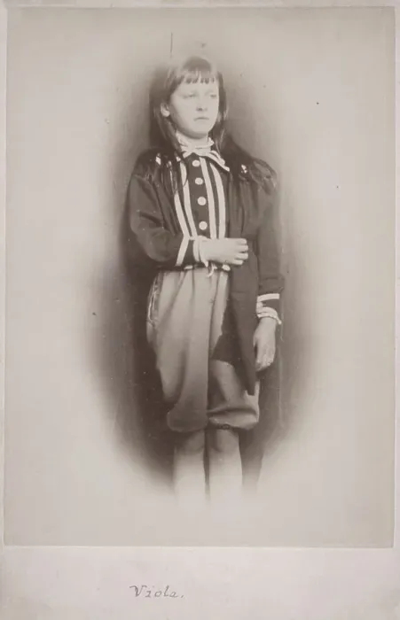 Framed Print : Viola, 1875. Creator: Lewis Carroll Framed Print : Viola, 1875. Creator: Lewis Carroll