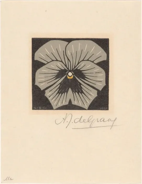 Framed Print : Violet, 1920. Creator: Julie de Graag Framed Print : Violet, 1920. Creator: Julie de Graag