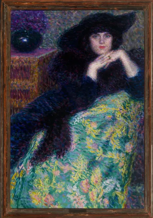 Framed Print : Violette, 1913. Creator: Lionne (Della Leonessa), Enrico (1865-1921) Framed Print : Violette, 1913. Creator: Lionne (Della Leonessa), Enrico (1865-1921)