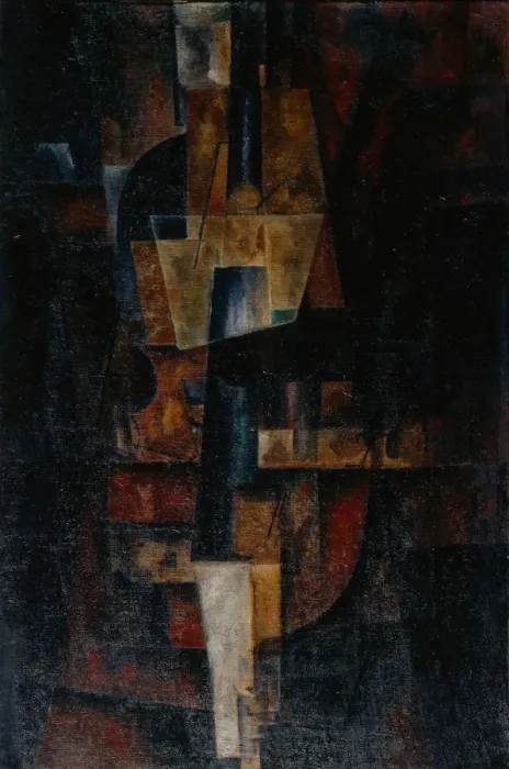 Framed Print : Violin, 1920. Artist: Yudin, Lev Alexandrovich (1903-1941) Framed Print : Violin, 1920. Artist: Yudin, Lev Alexandrovich (1903-1941)
