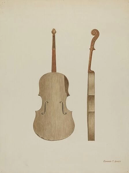 Violin, c. 1940. Creator: Edward Jewett