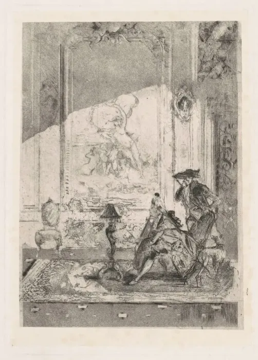 Framed Print : The Violin Lesson (La lezione di violincello), c. 1874. Creator: Mose, Bianchi Framed Print : The Violin Lesson (La lezione di violincello), c. 1874. Creator: Mose, Bianchi