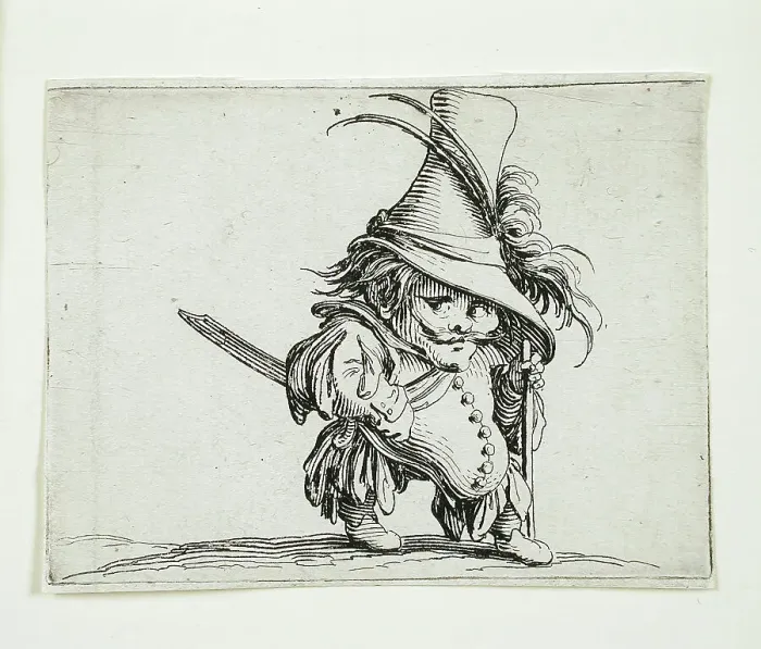 Framed Print : The Violin Player, 1616. Creator: Jacques Callot Framed Print : The Violin Player, 1616. Creator: Jacques Callot