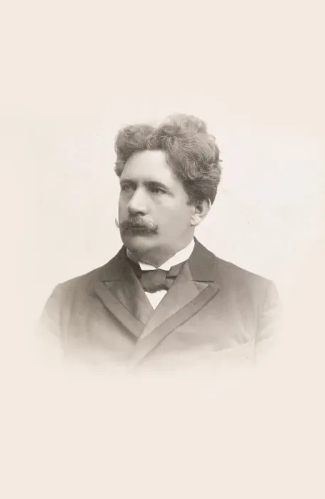 Framed Print : Violinist, composer and conductor Johan Halvorsen (1864-1935). Creator: Forbech, Ludvig (1865-1942)