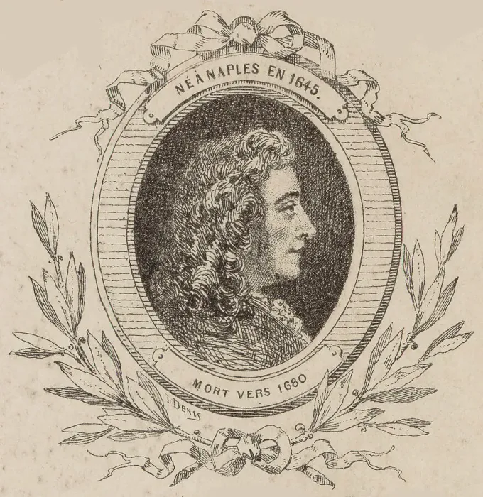 Framed Print : Violinist, singer and composer Alessandro Stradella (1643-1682). Creator: Denis, Louis (1725-1794) Framed Print : Violinist, singer and composer Alessandro Stradella (1643-1682). Creator: Denis, Louis (1725-1794)