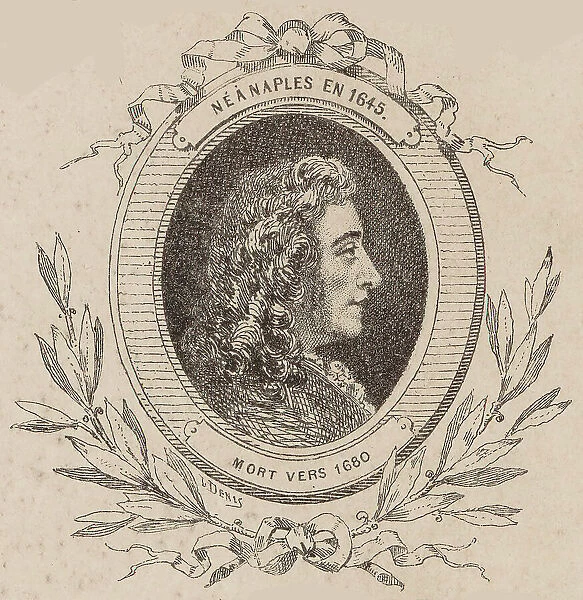 Violinist, singer and composer Alessandro Stradella (1643-1682), . Creator: Denis, Louis (1725-1794)