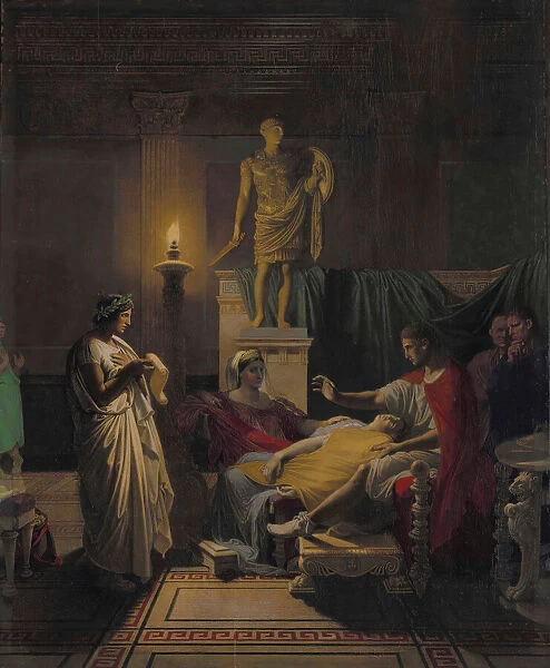 Virgil reading from the 'Aeneid', 1864. Creator: Ingres