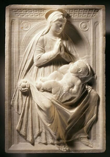 Virgin Adoring the Child, between c.1460 and c.1480. Creator: Circle of Mino da Fiesole