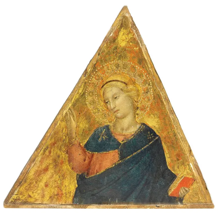 Framed Print : Virgin Annunciate, c1390. Creator: Lorenzo di Niccolò (active 1391-1414) Framed Print : Virgin Annunciate, c1390. Creator: Lorenzo di Niccolò (active 1391-1414)