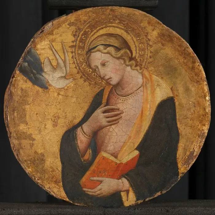 Framed Print : Virgin Annunciate, c.1392-c.1412. Creator: Lorenzo di Niccolo Framed Print : Virgin Annunciate, c.1392-c.1412. Creator: Lorenzo di Niccolo