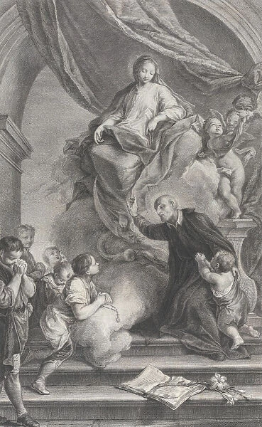 The Virgin appearing to San Filippo Neri, 1760-1819. Creators: Teodoro Viero