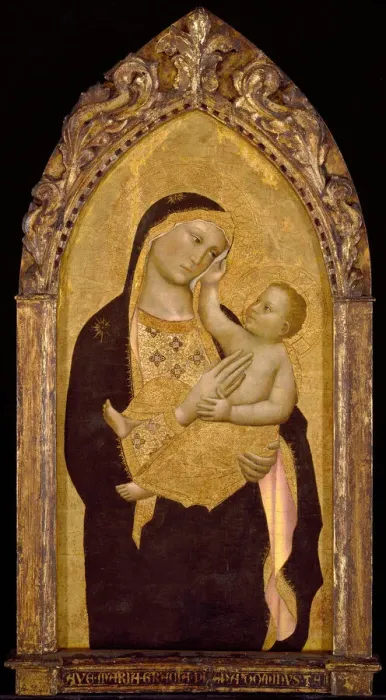 Framed Print : Virgin and Child, 1390-1400. Creator: Niccolo di Pietro Gerini Framed Print : Virgin and Child, 1390-1400. Creator: Niccolo di Pietro Gerini