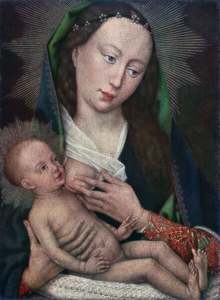 Virgin and Child, 1420-1460 (1927). Artist: Rogier Van der Weyden