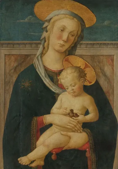 Framed Print : Virgin and Child, 1460-1480. Creator: Master of San Miniato Framed Print : Virgin and Child, 1460-1480. Creator: Master of San Miniato