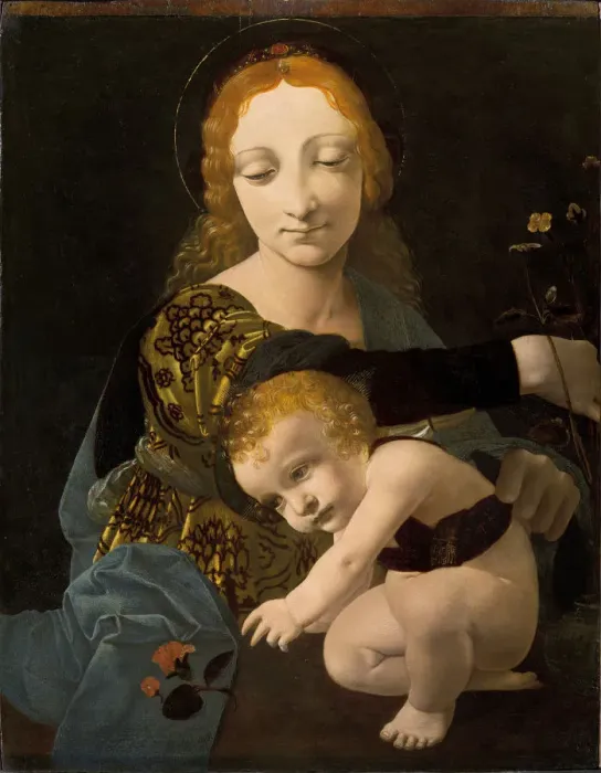 Framed Print : The Virgin and Child, 1480. Artist: Boltraffio, Giovanni Antonio (1467-1516) Framed Print : The Virgin and Child, 1480. Artist: Boltraffio, Giovanni Antonio (1467-1516)