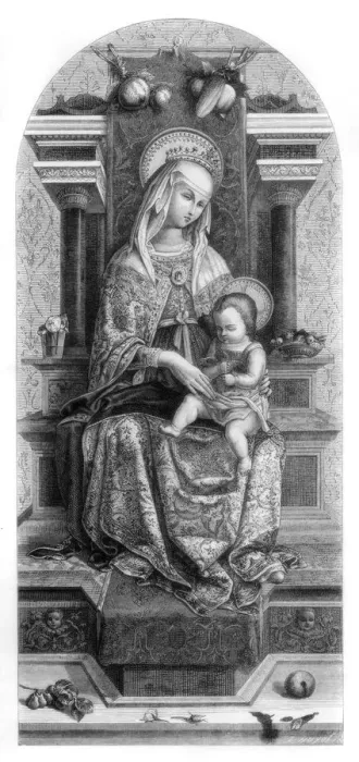 Framed Print : Virgin and Child, 1482 (1870) Framed Print : Virgin and Child, 1482 (1870)