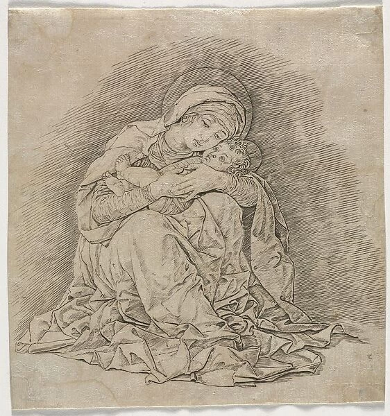 Virgin and Child, 1485-1491. Creator: Andrea Mantegna (Italian, 1431-1506)
