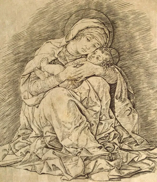 Framed Print : Virgin and child