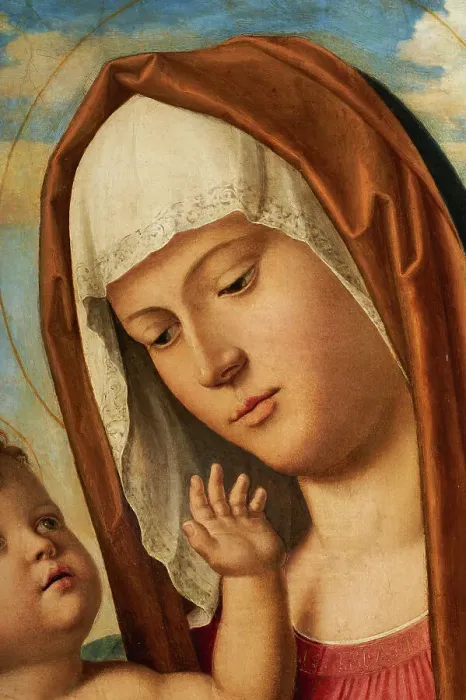 Framed Print : Virgin and Child, between 1495 and 1497. Creator: Giovanni Battista Cima da Conegliano Framed Print : Virgin and Child, between 1495 and 1497. Creator: Giovanni Battista Cima da Conegliano