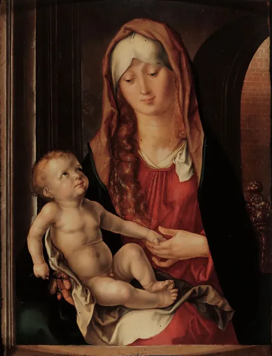Framed Print : Virgin and Child, 1495. Creator: Dürer, Albrecht (1471-1528) Framed Print : Virgin and Child, 1495. Creator: Dürer, Albrecht (1471-1528)