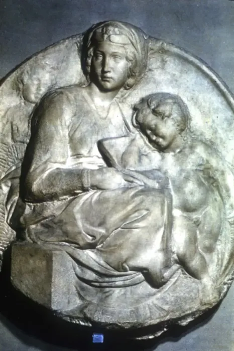 Framed Print : Virgin and Child, 1504-1505. Artist: Michelangelo Buonarroti Framed Print : Virgin and Child, 1504-1505. Artist: Michelangelo Buonarroti
