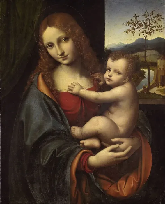 Framed Print : Virgin and Child, 1510-1525. Artist: Giampietrino (1 Half of 16th cen. ) Framed Print : Virgin and Child, 1510-1525. Artist: Giampietrino (1 Half of 16th cen. )