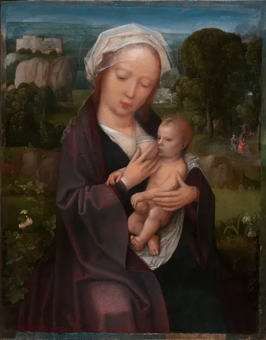 Framed Print : Virgin and Child, 1515 / 25. Creator: Workshop of Adriaen Isenbrant Framed Print : Virgin and Child, 1515 / 25. Creator: Workshop of Adriaen Isenbrant