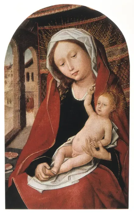 Framed Print : The Virgin and the Child, 15th century(?) Framed Print : The Virgin and the Child, 15th century(?)