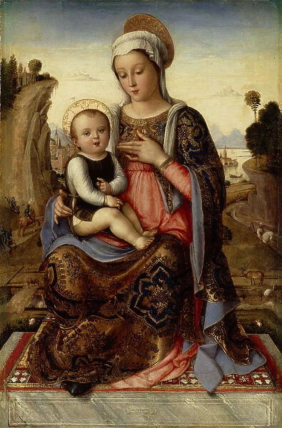 Virgin and child, 15th century. Artist: Venetian master
