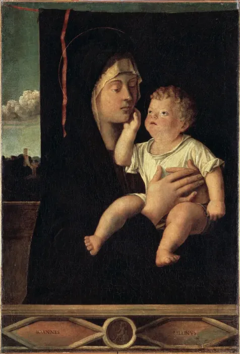 Framed Print : Virgin and Child, 15th or early 16th century. Artist: Giovanni Bellini Framed Print : Virgin and Child, 15th or early 16th century. Artist: Giovanni Bellini