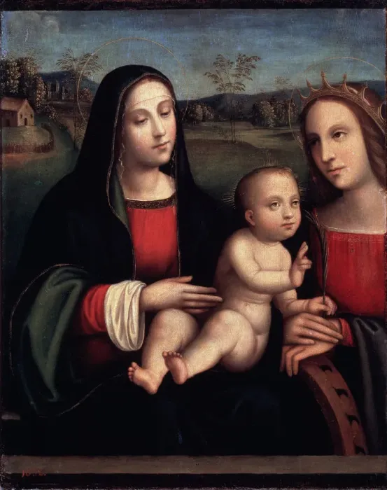 Framed Print : Virgin and Child, 15th or early 16th century. Artist: Francesco Francia Framed Print : Virgin and Child, 15th or early 16th century. Artist: Francesco Francia