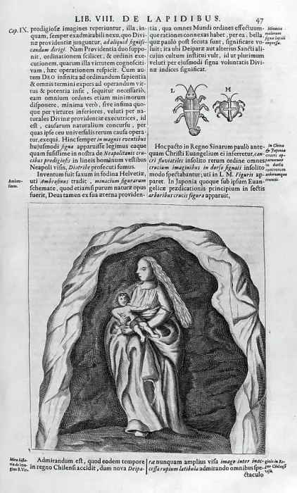 Framed Print : Virgin and child, 1678. Artist: Athanasius Kircher Framed Print : Virgin and child, 1678. Artist: Athanasius Kircher