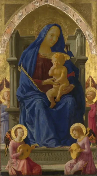 Framed Print : Virgin and child. From the Altarpiece for the Santa Maria del Carmine in Pisa, 1426 Framed Print : Virgin and child. From the Altarpiece for the Santa Maria del Carmine in Pisa, 1426