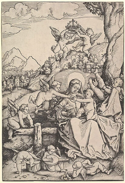 The Virgin and Child with Eight Angels in a Landscape, 1511. Creator: Hans Baldung
