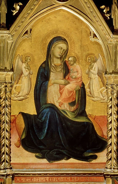 The Virgin and Child with Angels (Madonna of Humility), c1408-c1410. Artist: Lorenzo Monaco