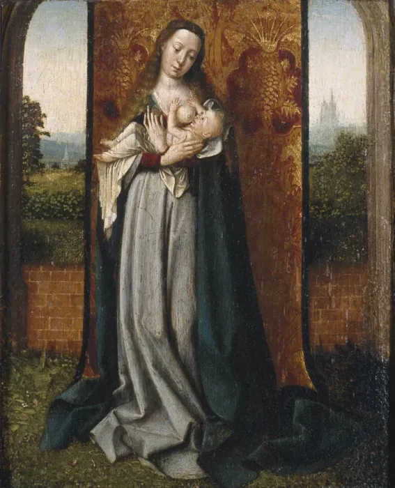 Framed Print : Virgin and child. Artist: Provost (Provoost), Jan (1465-1529) Framed Print : Virgin and child. Artist: Provost (Provoost), Jan (1465-1529)