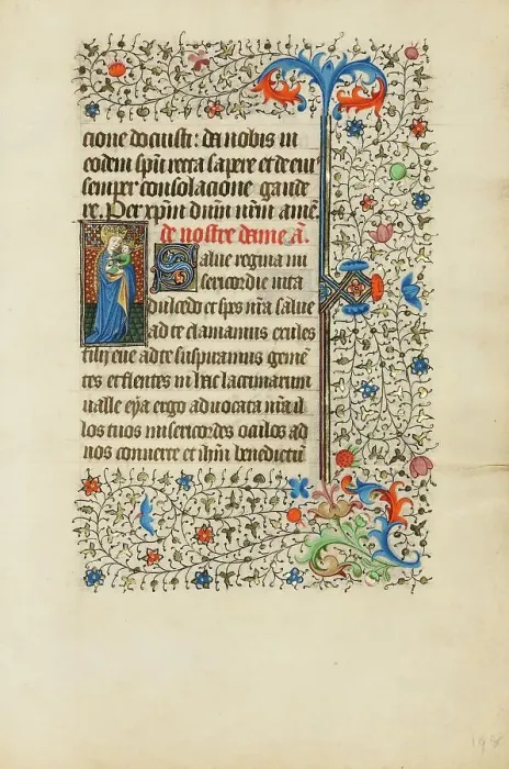 Framed Print : The Virgin and Child; Book of Hours, about 1440-1450. Creator: Workshop of the Bedford Master Framed Print : The Virgin and Child; Book of Hours, about 1440-1450. Creator: Workshop of the Bedford Master