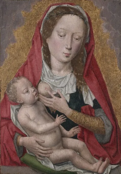 Framed Print : Virgin and Child, c. 1470-1480. Creator: Hans Memling (Netherlandish, 1494), workshop of Framed Print : Virgin and Child, c. 1470-1480. Creator: Hans Memling (Netherlandish, 1494), workshop of