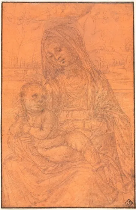 Framed Print : The Virgin and Child, c. 1510. Creator: Lorenzo di Credi (Italian, 1459-1537) Framed Print : The Virgin and Child, c. 1510. Creator: Lorenzo di Credi (Italian, 1459-1537)
