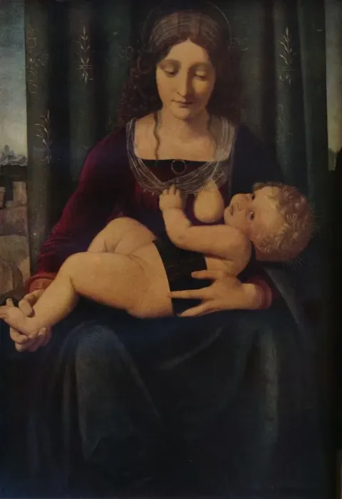Framed Print : The Virgin and Child, c1493-9. Artist: Giovanni Antonio Boltraffio Framed Print : The Virgin and Child, c1493-9. Artist: Giovanni Antonio Boltraffio
