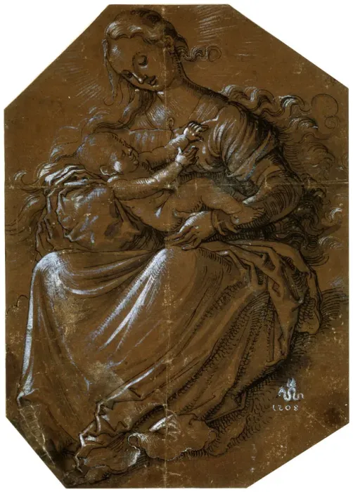 Framed Print : Virgin and Child, c1500-1545. Artist: Hans Baldung Framed Print : Virgin and Child, c1500-1545. Artist: Hans Baldung