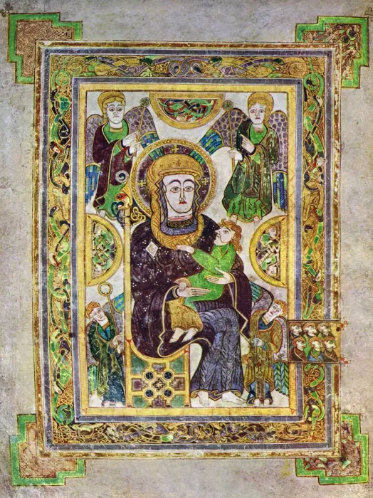 Framed Print : The Virgin And Child, c800 AD, (20th century) Framed Print : The Virgin And Child, c800 AD, (20th century)