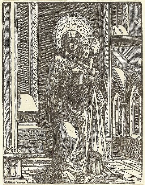 Virgin and Child in a Church, c. 1519. Creator: Albrecht Altdorfer