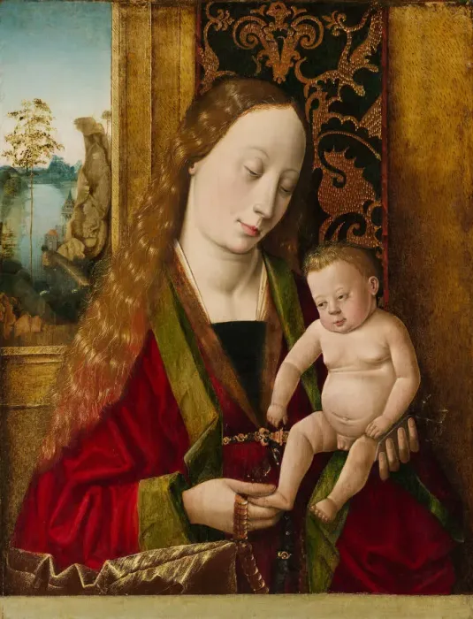 Framed Print : Virgin and Child. Creator: Workshop or Circle of Hans Traut (German, ca. 1500) Framed Print : Virgin and Child. Creator: Workshop or Circle of Hans Traut (German, ca. 1500)