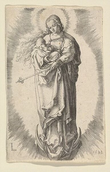 The Virgin with Child on the Crescent, 1523. Creator: Lucas van Leyden