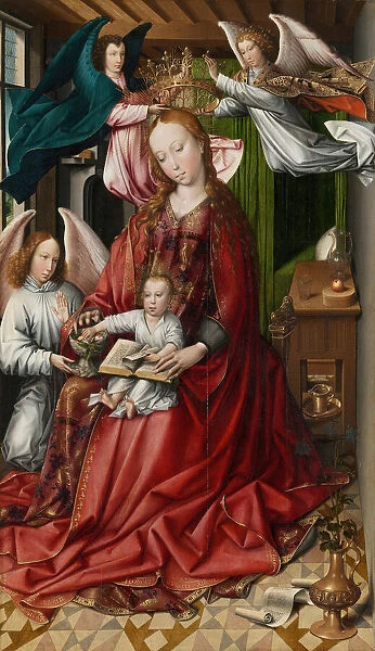 Virgin and Child Crowned by Angels, 1490 / 95. Creator: Colyn de Coter